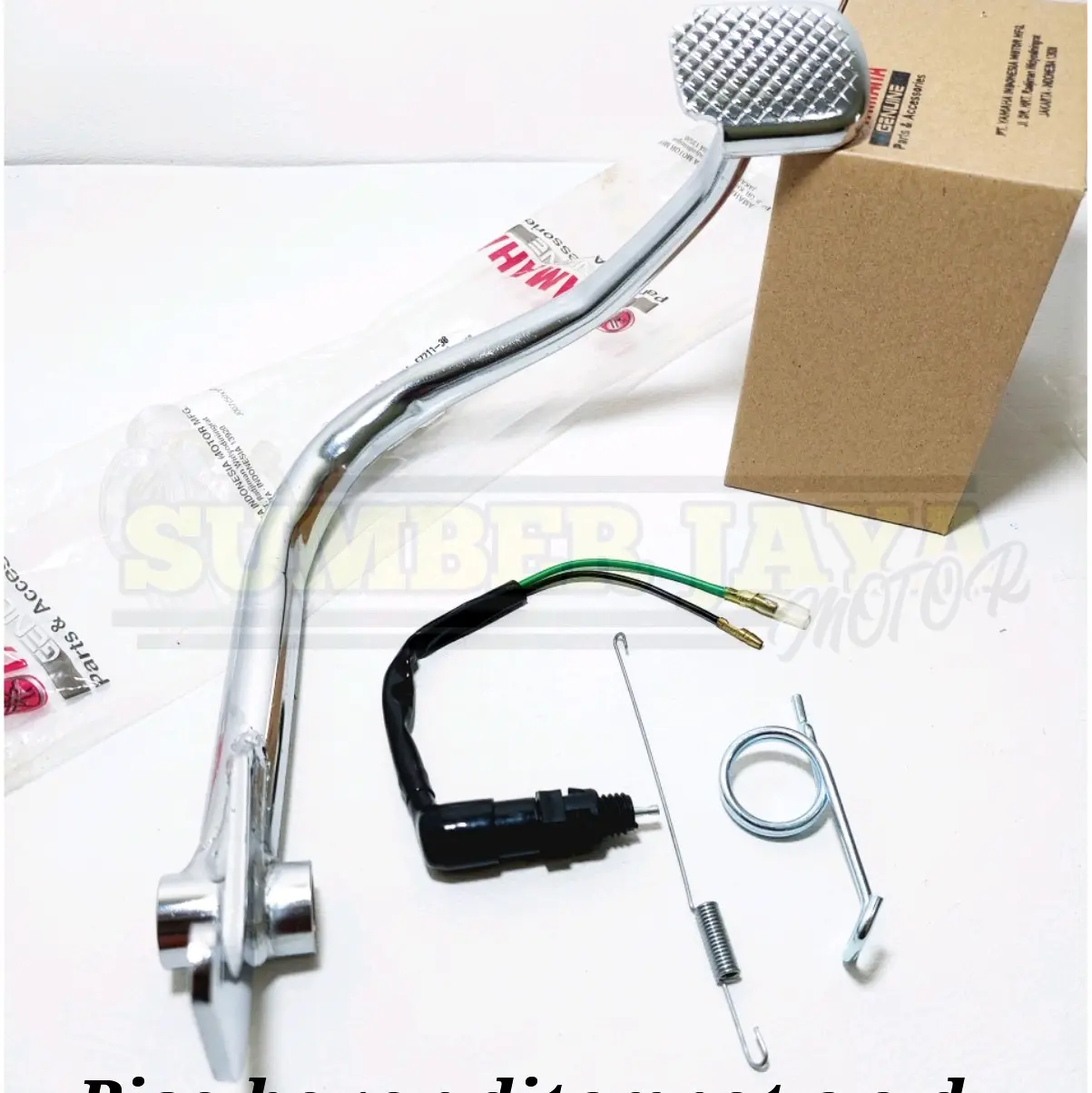 fulset pedal rem belakang rx king original set per dan swit rem