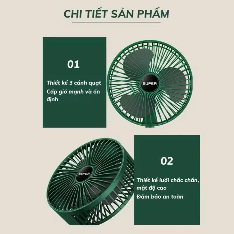 quạt mini gấp gọn để bàn/ du lịch Usb Phụ Kiện 4