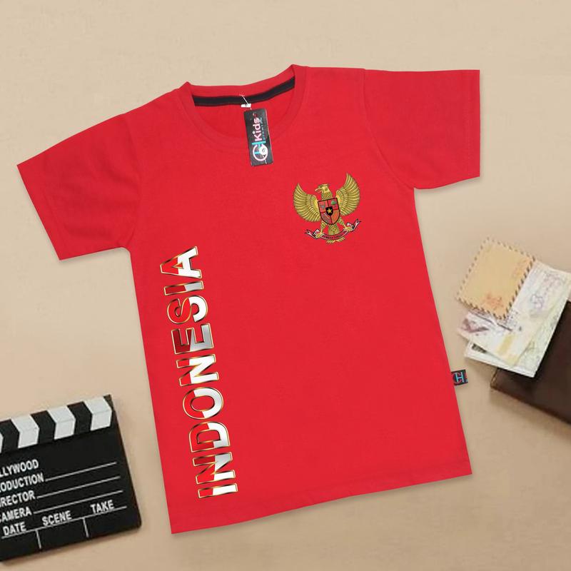 Product Introduction of kaos anak dan dewasa HUT RI bahan katun combed 1-9 thn lembut dan adem CH KIDS Anak-Anak Cowok 39