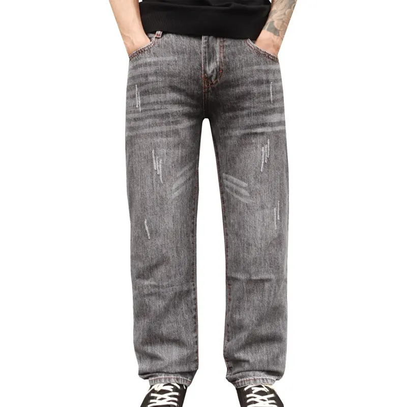 Quần Xuông Khói Sáng Phom Mềm 3240 Nam Menswear Pants Jean Có Túi Denim