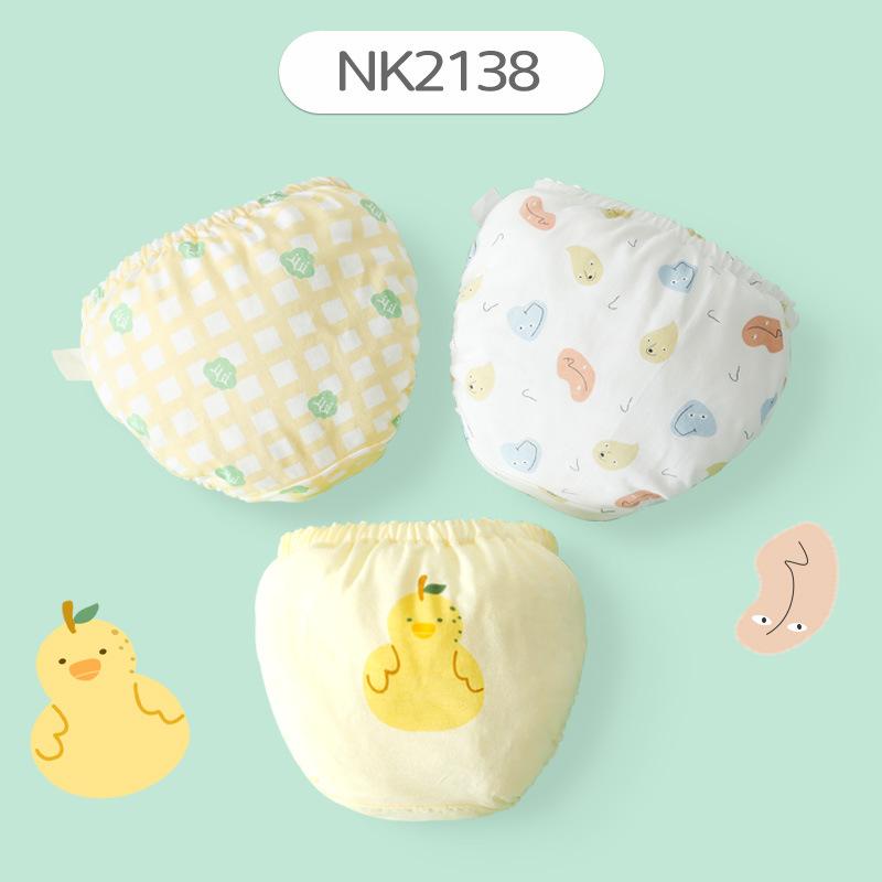 Baby Bread Pants Summer 2025 Korean Style Class a Pure Cotton Infant Toddler Baby Underwear Boy's All Cotton Shorts Children's Underwear 5