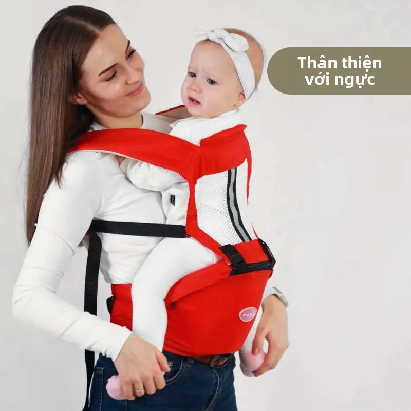 Địu Em Bé Đa Năng, Địu Em Bé Địu Trước Và Sau, Địu Em Bé Chống Mồ Hôi, Thoáng Khí Và Thoải Mái, Thích Hợp Cho Tất Cả Các Mùa, Địu Em Bé Chống Đau Lưng, Lý Tưởng Cho Trẻ Sơ Sinh, Sử Dụng Kép, Mang Theo Trẻ Em địu  bé  từ  0  đến  36  tháng địu  vải 3