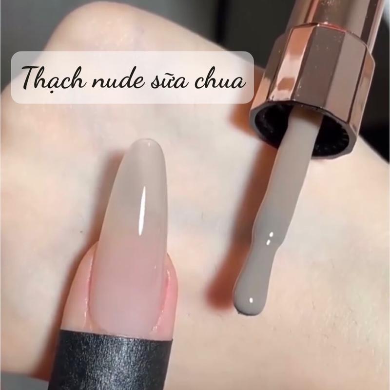 Lọ Sơn gel thạch nude sữa chua (03) - các màu thạch lẻ -phụ kiện nail