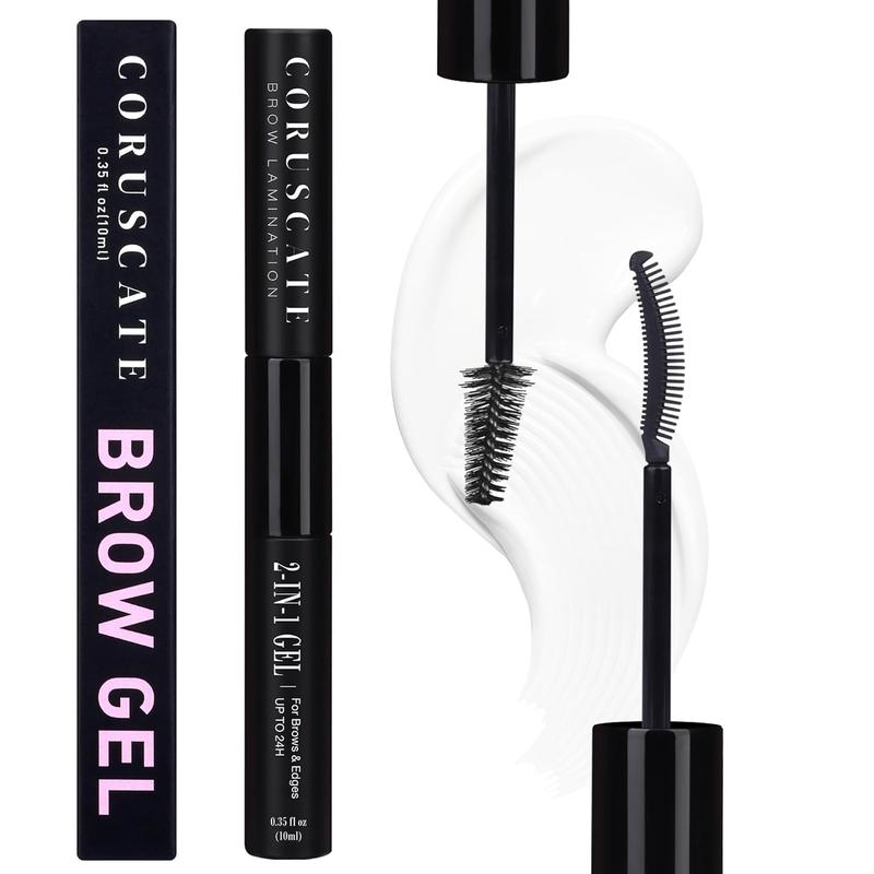Eyebrow Gel Clear Brow Gel and Edges with Spoolie Brush, Brow ...
