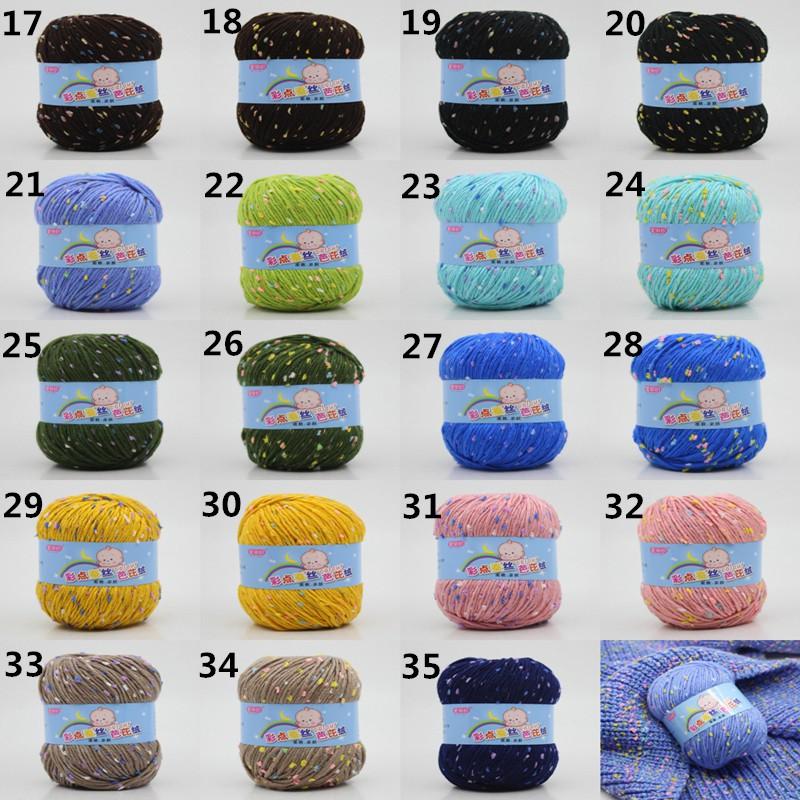 (1-20) Benang Rajut Katun Spotty 1