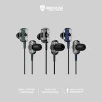 Gambar Earphone Rexus EP3 Dual Driver Wired Earphone Blue Logam Earphones  Bass dari Multi Komputer Kota Administrasi Jakarta Barat 3 Tokopedia
