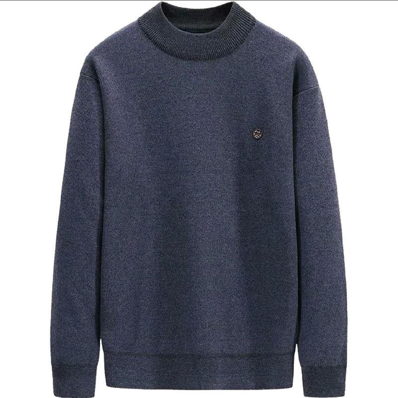 Áo len trung niên nam chuẩn hàng Quảng Châu mới nhất - Full tag, dày cổ 3 phân - L/110-2XL/120 (54-80kg)