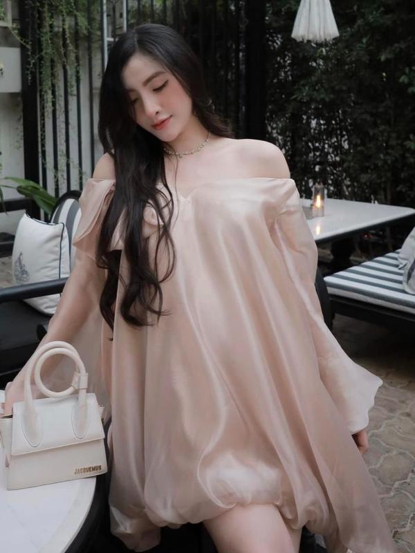 ALI DRESS (Váy Ali trễ vai voan mềm cao cấp) 7
