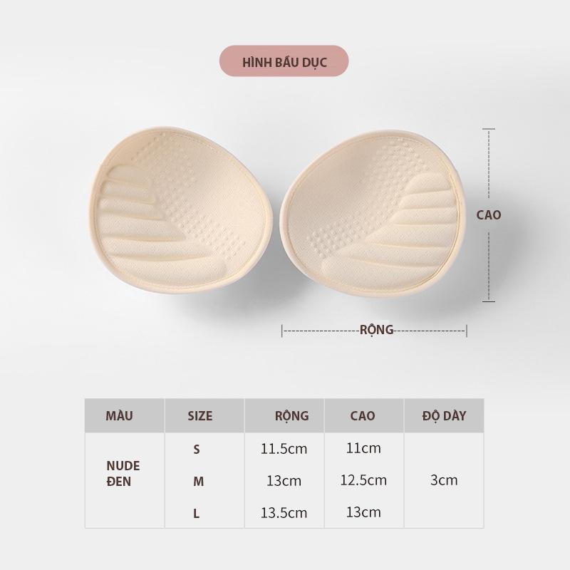 Product Introduction of Cặp Đệm Ngực Mút Lót Áo Tập Thể Thao Cao Su Thiên Thiên ML01 Siêu Mềm Mại Bền Bỉ Giữ Dáng Bra 1