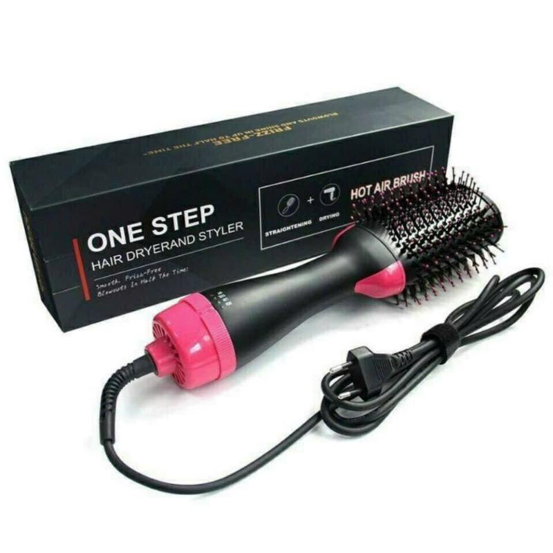 Máy uốn tóc ONESTEP 3in1 , lược uốn tóc 360 độ , tạo phồng tóc kiêm máy sấy tóc Women Nữ
