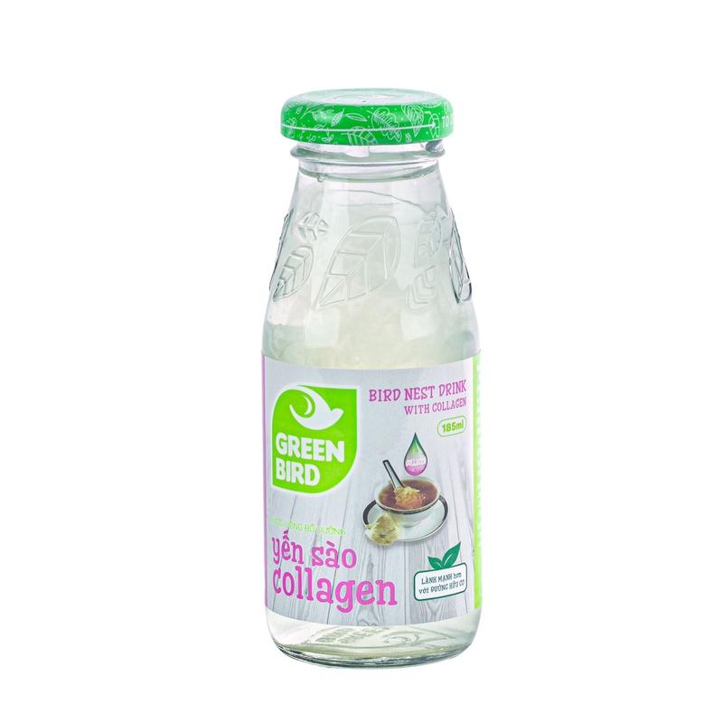 Lốc 6 chai yến sào collagen 185ml khô 3