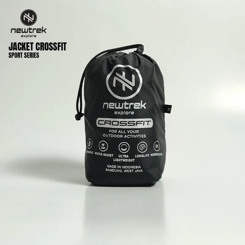 Newtrek Jaket Outdoor - Pakaian Jaket Parasut Olahraga Uniseks Crossfit Sport Series jaket pendaki gunung jaket  windbreaker gorpcore  wildshell arei  gorpcore gorpcore  gunung 4