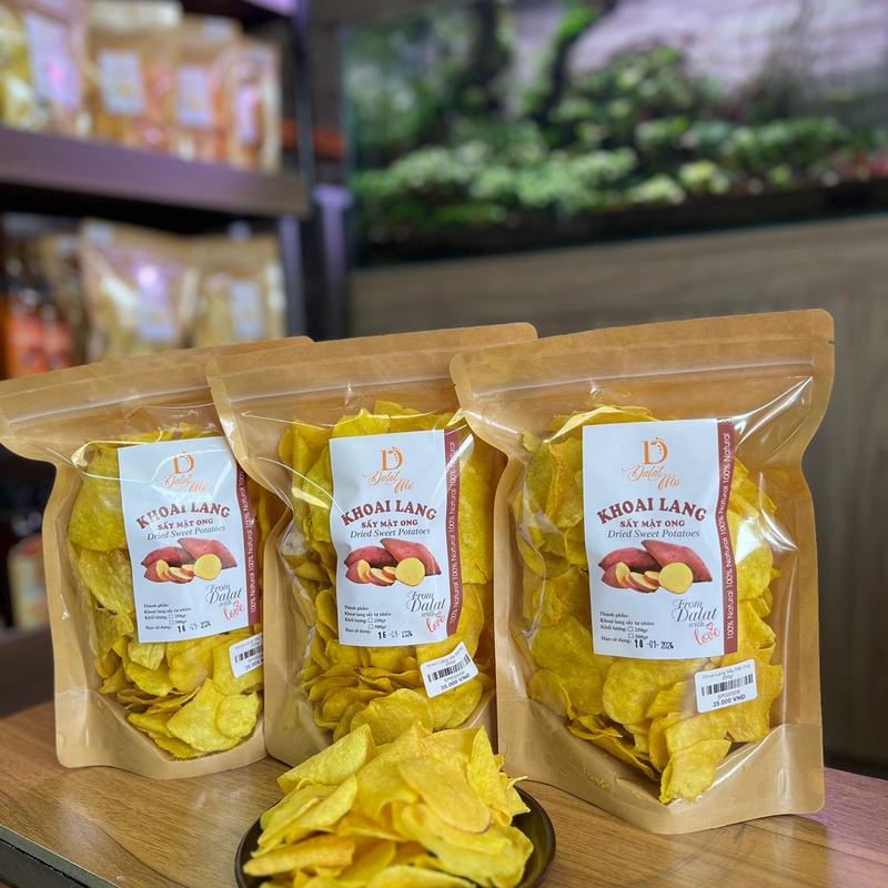 2 Túi KHOAI LANG SẤY MẬT ONG GIÒN THƠM 500gr