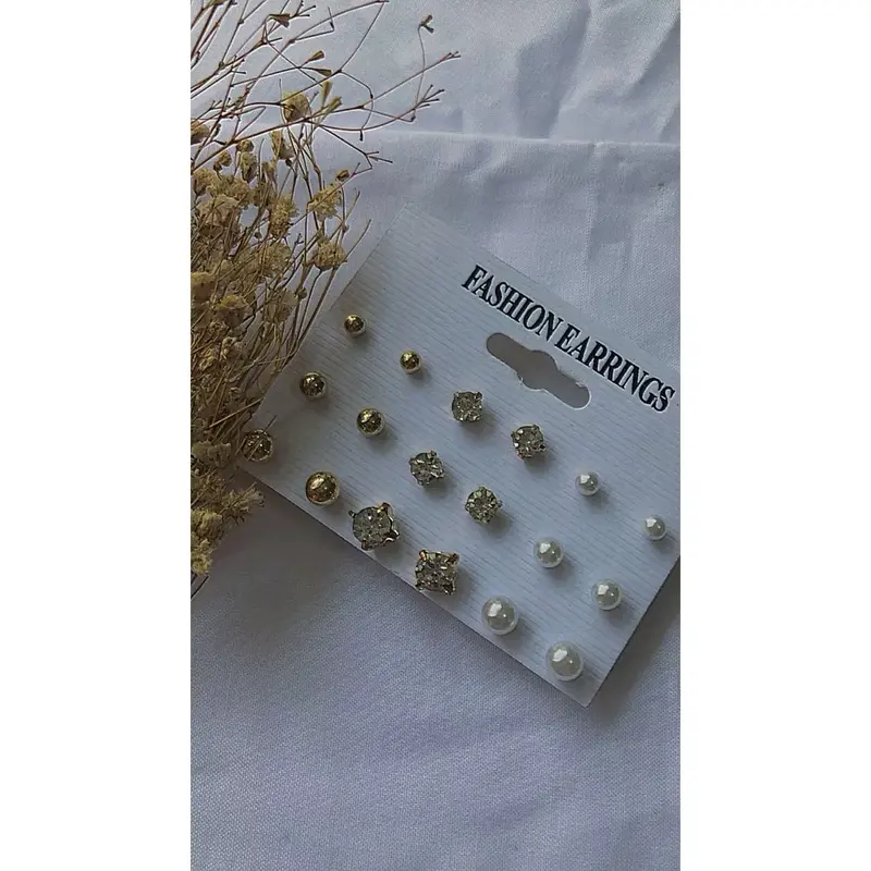 SET ANTING AKSESORIS WANITA - GRATIS ONGKIR COD - GEVPAJAMAS TOKO GEV PONTIANAK - ANTING FA26 1