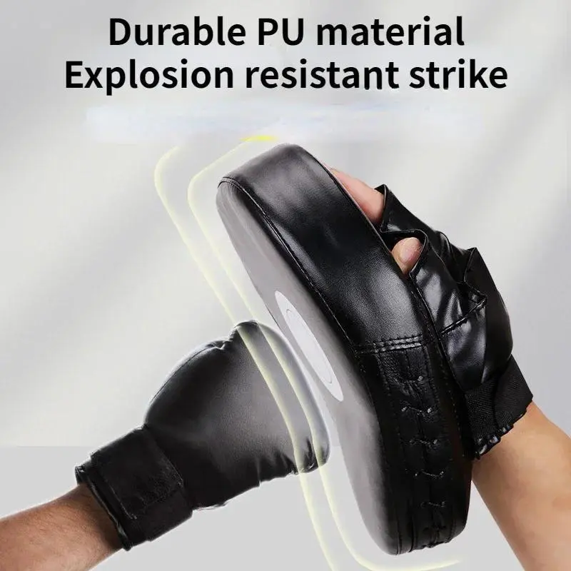 1PCS Boxing Hand Target Martial Thai Kick Sanda Training Thickened Karate Training Mitt Focus Punch Pads   bruce lee