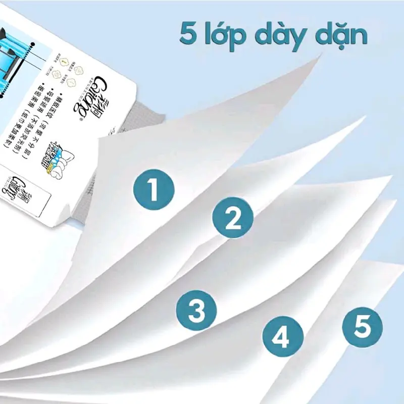 8 Bịch giấy rút Caitong, 1 bịch 1580 tờ, giấy ăn cao cấp đã có mặt 25 năm trên thị trường 3