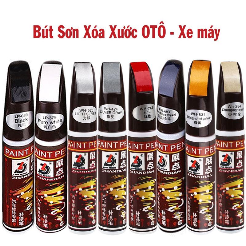 bút sơn xoá vết xước ô tô, xe máy. Bút xoá vết trầy xước dăm cho ô tô xe máy - Loại tốt