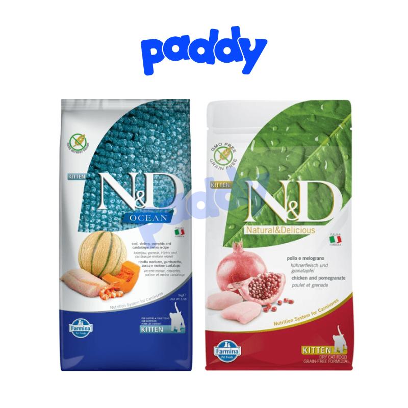 [1kg] Hạt Mèo N&D Farmina Không Ngũ Cốc (Ý) 1
