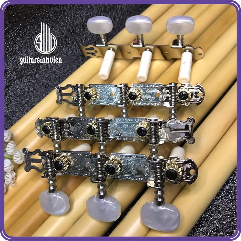  Khoá đàn guitar classic si không rỉ  - Kèm pick 