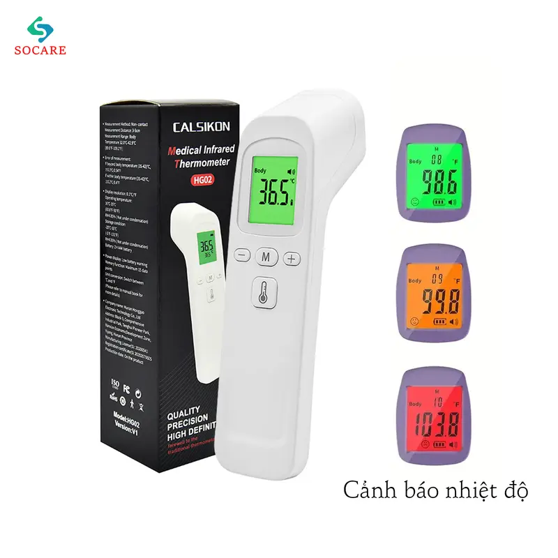 [BH1T-Tặng pin] Nhiệt Kế Hồng Ngoại Kỹ Thuật Số Không Tiếp Xúc HG02-Đo Thân Nhiệt, Đồ Vật, Nước Tắm Pha Sữa - An Toàn Cao Cấp Thiết Kế Tinh Tế 6