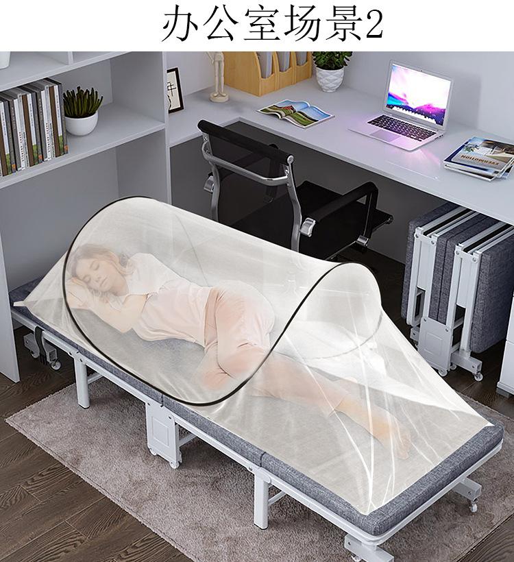 Product Introduction of Single Student Dormitory Travel Camping Anti Mosquito Installation-Free Folding Portable Large Space Encryption Mesh Mosquito Net 30