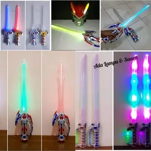 Mainan pedang sword transformer light sound optimus prime nyala sword