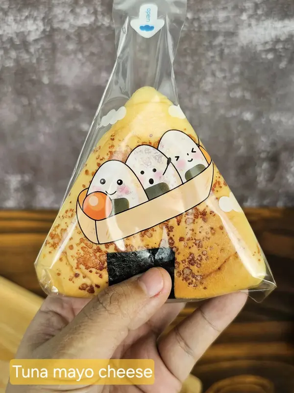 Túi nilon Đựng Cơm Nắm Tam Giác Họa Tiết Hoạt Hình Dễ Thương 2