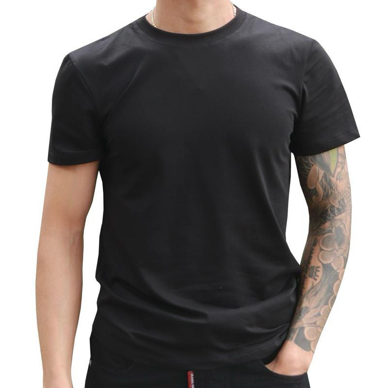 Áo Phông Nam Trơn Gồm 3 Màu Phom Vừa Ôm Body Co Giãn Nhẹ Mã 001 Top Menswear Cổ Tròn Cotton