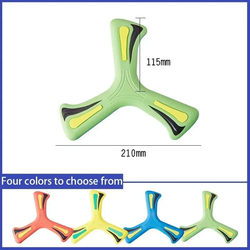 Bomerang Ba Lá Ném Tay Bằng Xốp, Đồ Chơi Xếp Hình Trò Chơi Tương Tác Vui Nhộn Và Giải Tỏa Căng Thẳng, Thích Hợp Cho Trẻ Em, Đồ Chơi Thể Thao Toy 4