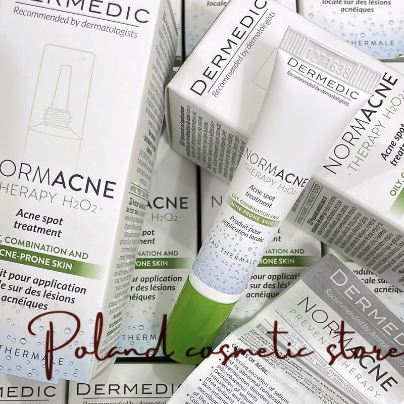 Kem chấm mụn Dermedic Normacne Therapy H2O2 giúp giảm mụn sưng đỏ 15ML 5