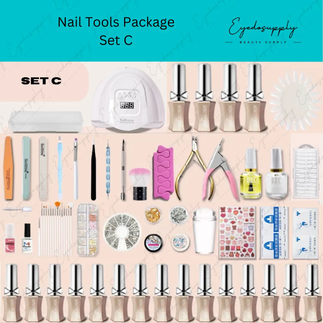 PAKET NAIL ART PREMIUM / PAKET USAHA NAIL ART LENGKAP / PAKET NAIL ART UV GEL SET LENGKAP