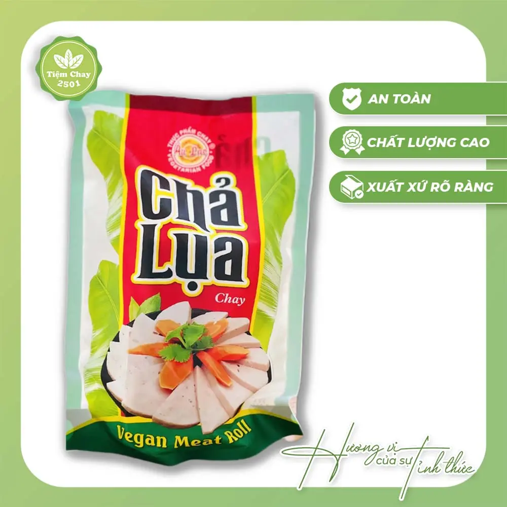 Giò Lụa Chay 250g | Thực phẩm chay ngon sạch, đồ chay | Tiệm Chay 2501