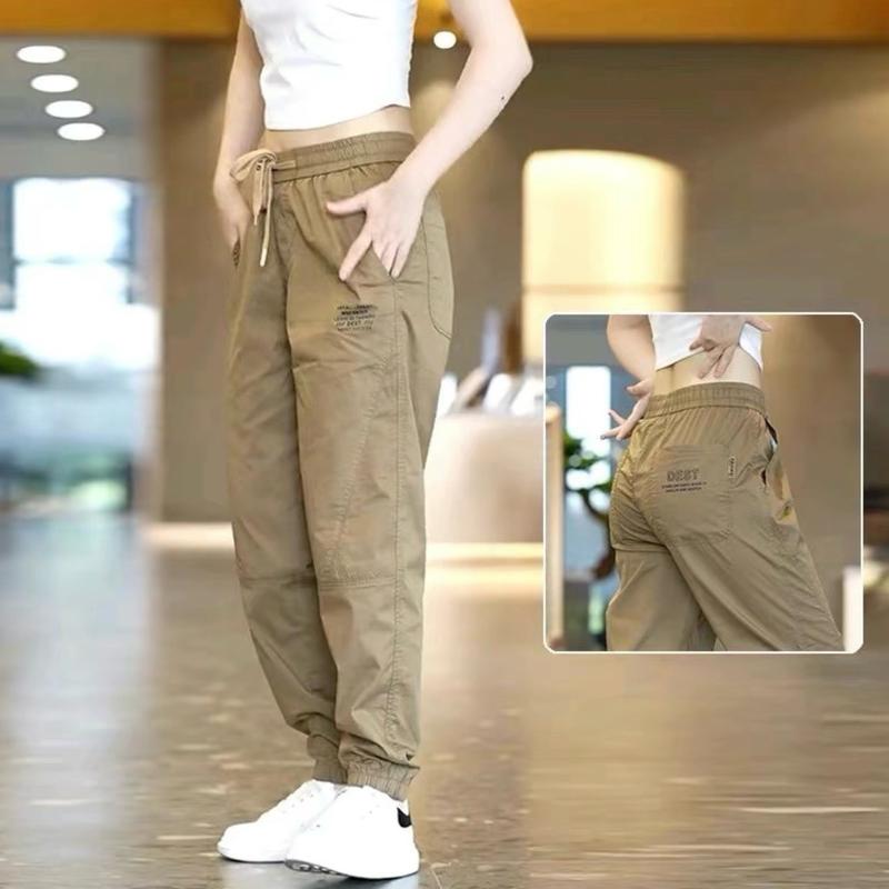 ( Com bo )Quần Jogger Thể Thao Nam Nữ Chất  Rộng, Phong Cách quần kaki 7