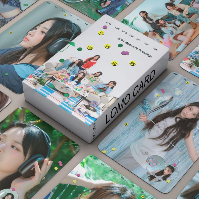 Product Introduction of YANEN 55Pcs/Box NewJeans 2024 SEASON'S Album Photocard Lomo Card DIY Kpop Idol (Ready Stock) 11