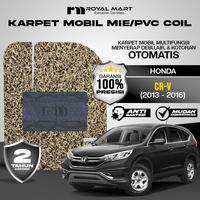 Gambar ROYAL MART Karpet Mobil Mie Premium Untuk Honda Crv 2013-2016 Full Set Bergaransi - BLACK STANDART, TANPA BAGASI dari Royal Mart Official Kab. Tangerang 1 Tokopedia