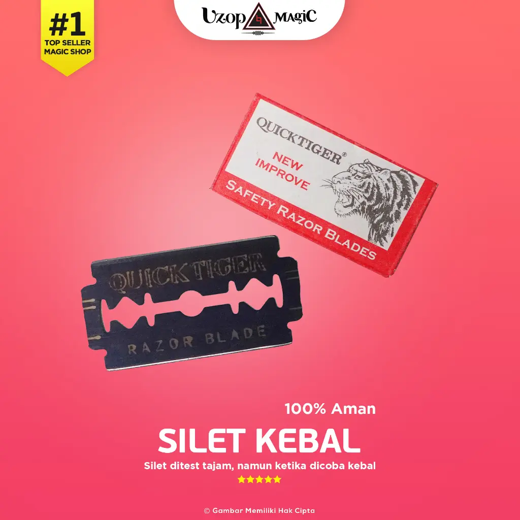 Silet dan Cutter Alat sulap