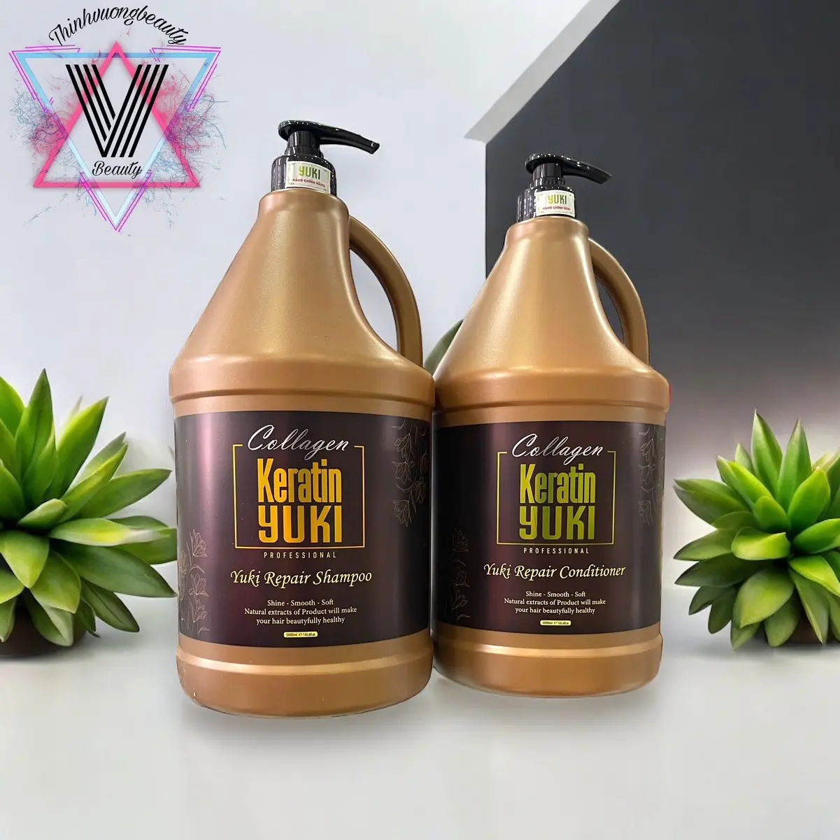 Gội xả phục hồi Collagen Keratin Yuki 5000ml 4,2kg Women Nữ Women Nữ
