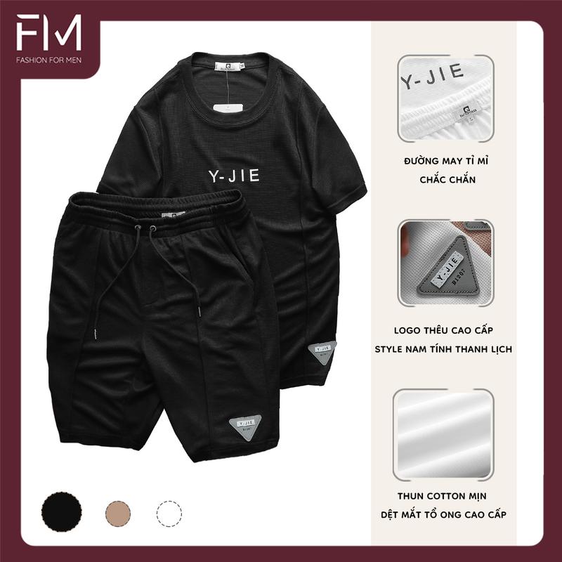 Bộ quần áo nam mặc nhà, đồ bộ mặc nhà thời trang Y-JIE chất thun cotton cao cấp - FORMEN SHOP- FMPS218 0