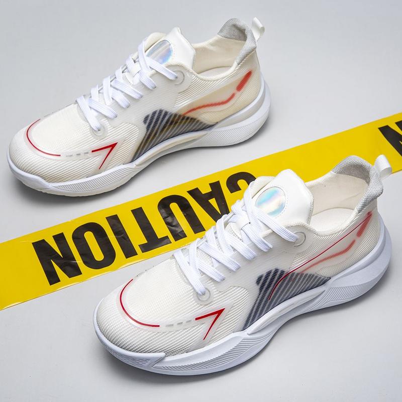 Product Introduction of [Store Hot Sale] 2025 New Shock Absorption Non-Slip Flyknit Men's Shoes Leisure Sports Soft Bottom Breathable Running Shoes High Elastic Wear-Resistant Race Shoes 23