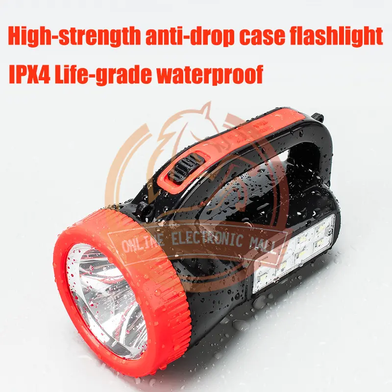 BZ High Power Rechargeable LED Search light Waterproof light outdoor hiking lamp flashlight
