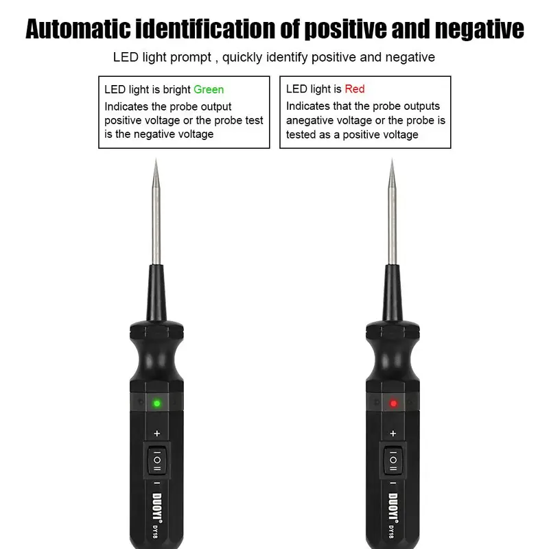 Car Circuit Tester, 6-24V Electrical System Diagnostic Tool, Voltage Test Car Circuit Tester for Car Trailer RV Motorcycle Truck 2
