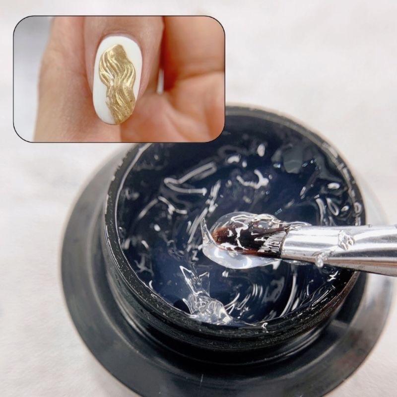 Gel vẽ nổi thuỷ tinh gel vẽ nổi giọt sương, tráng gương trà trong suốt Sơn Gel