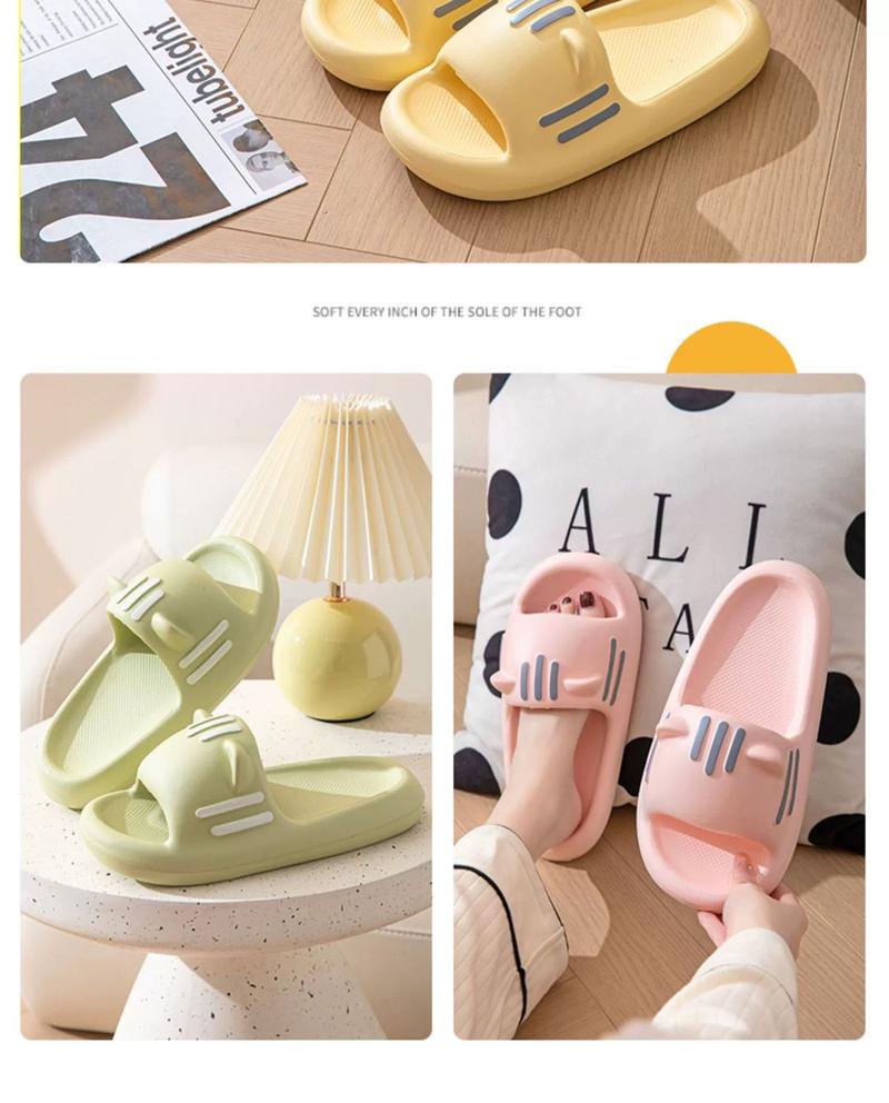 Product Introduction of Dép Đi Trong Nhà Hình Mèo, Dễ Thương, Dành Cho Nữ, Thích Hợp Đi Bên Ngoài, Nhà Mới, Chống Trượt, Tĩnh Điện, Phong Cách Người Nổi Tiếng Trên Internet, Thích Hợp Cho Học Sinh Nữ, Mặc Mùa Hè, Hàng Mới Về DéP Slipper Women Có Quai 16