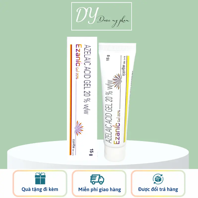 Gel Ezanic Giúp Giảm Mụn Và Thâm Mụn Tuýp 15g Giúp Chăm Sóc Da