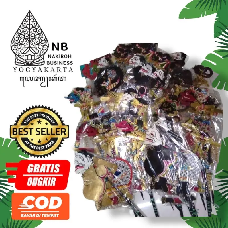 Wayang Kulit ASLI Segala Tokoh Mini 30 cm