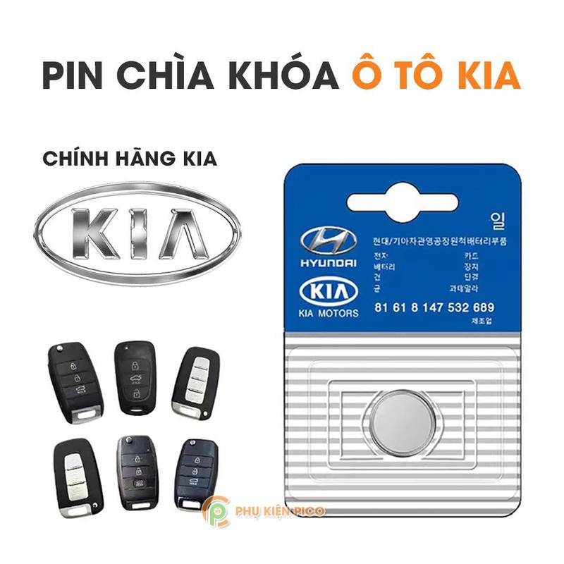 Pin chìa khóa ô tô KIA Morning, Cerato, Sorento, K3 chính hãng KIA sản xuất tại Indonesia 3V