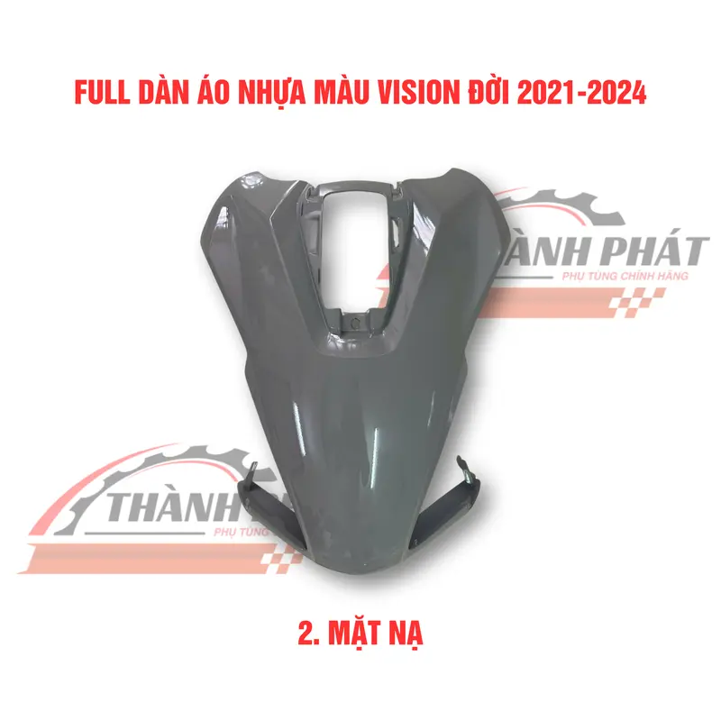 Dàn áo Vision Xám xi măng 2023 (bán lẻ từng món) zin hãng 2