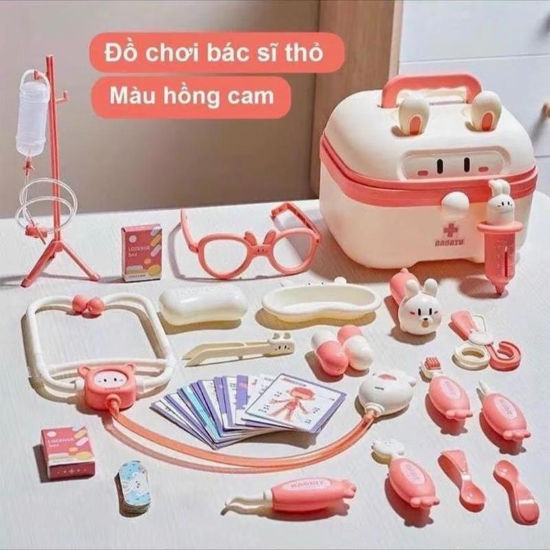 Product Introduction of Hộp Đồ Chơi Bác Sỹ Hình Thỏ Dễ Thương Loại 36 Chi Tiết Có Hôp Đựng Cao Cấp Toy Câu Cá 2