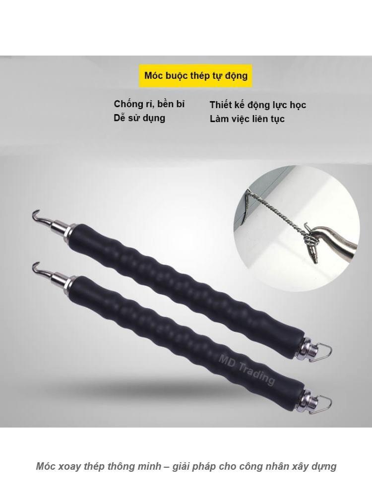 Product Introduction of Móc buộc thép tự động, tay buộc thép tay xoay, dụng cụ chuyên nghiệp buộc khung thép sàn, khung thép cột 6