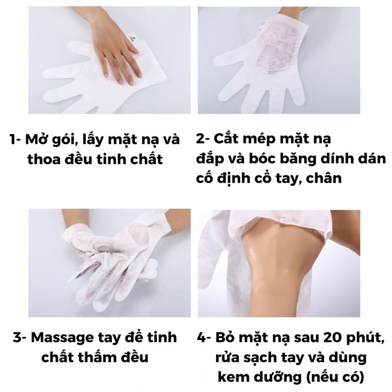 Product Introduction of Mặt Nạ Cấp Ẩm Tay Chân Cổ Cindynal Dưỡng Trắng Da, tẩy da chết từ tinh chất sữa dê, ủ chân, tay hàng ngày Cocoon 73
